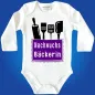 Preview: Baby-Body mit Aufdruck Bäcker
