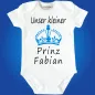 Preview: Baby bodysuit with prince print