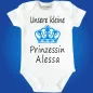 Preview: Baby bodysuit with princess print