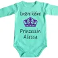 Preview: Baby-Body mit Druck Prinz und Krone