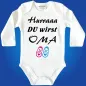Preview: Baby-Body mit Druck - Du wirst Oma