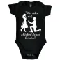 Preview: Baby-Body mit Druck Heiratsantrag