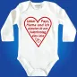Preview: Baby-Body zum Valentinstag - Geschenk