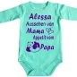 Preview: Baby-Body mit Druck Aussehen von Mama