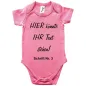 Preview: Baby-Body mit freier Textwahl - Personalisiert