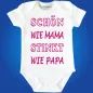 Preview: Strampler Schön wir Mama stinkt wie Papa
