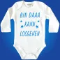 Preview: Baby-Body mit lustigem Geburtsspruch