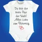 Preview: Baby-Body mit Druck Vatertag
