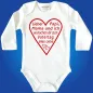 Preview: Baby-Body mit Druck Vatertag