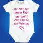 Preview: Baby-Body mit Aufdruck zum Vatertag