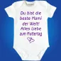 Preview: Baby-Body für Muttertag