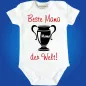 Preview: Baby-Body mit Aufdruck beste Mama
