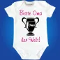 Preview: Baby-Body mit Aufdruck beste Oma