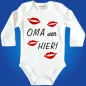 Preview: Baby-Body mit Druck Oma war hier
