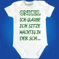 Preview: Baby-Body mit Aufdruck in der Scheisse