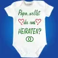 Preview: Babybody mit Spruch heiraten