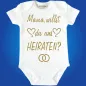 Preview: Baby Bodysuit with a saying marry