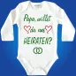 Preview: Babybody mit Spruch heiraten