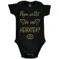 Preview: Baby-Body mit Spruch hochzeit