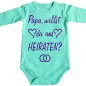 Preview: Baby Bodysuit with saying wedding marry