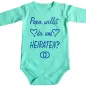 Preview: Baby Bodysuit with marriage proposal