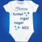 Preview: Babybody mit Spruch Nigelnagelneu