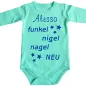 Preview: Baby Bodie mit Spruch Nagelneu