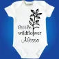 Preview: Baby-Body mit Blume Wildflower