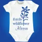 Preview: Baby-Body mit Blumen Wildflowers