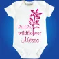 Preview: Baby Bodysuit with flower wildflower