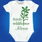 Preview: Babybody mit Blume Wildflower