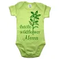Preview: baby bodysuit with flower wildflower