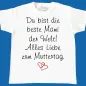Preview: Kinder T-Shirt mit Aufdruck Muttertag