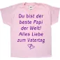 Preview: Kinder T-Shirt mit Vatertag - Muttertag