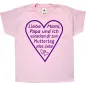 Preview: Kinder T-Shirt mit Vatertag - Muttertag