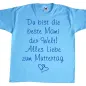 Preview: Kinder T-Shirt mit Druck Muttertag