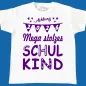 Preview: Kinder T-Shirt mit Druck Schulkind