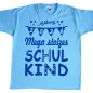 Preview: Kinder T-Shirt mit Druck Schulkind
