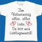 Preview: Kinder T-Shirt zum Valentinstag