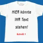 Preview: Kinder T-Shirt mit Wunschtext