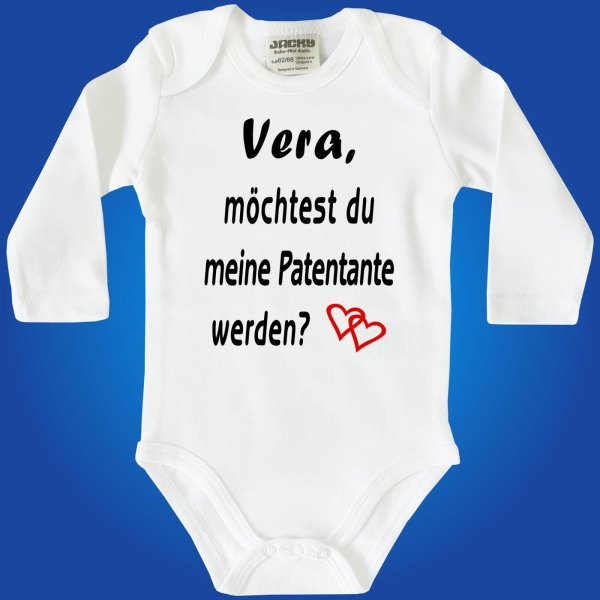 Baby-Body - Patentante - Patenonkel - Taufpaten - Pateneltern - Paten