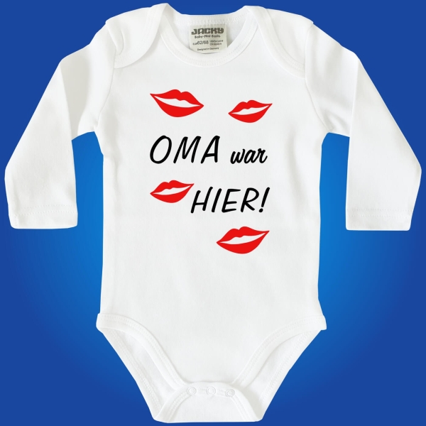 Baby-Body - Oma Tante Uroma Mama war hier oder Wunschname