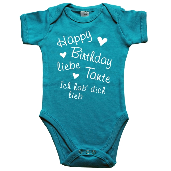 Baby-Body - Happy Birthday Uroma, Uropa, Oma, Opa, Tante, Onkel, Mama, Papa