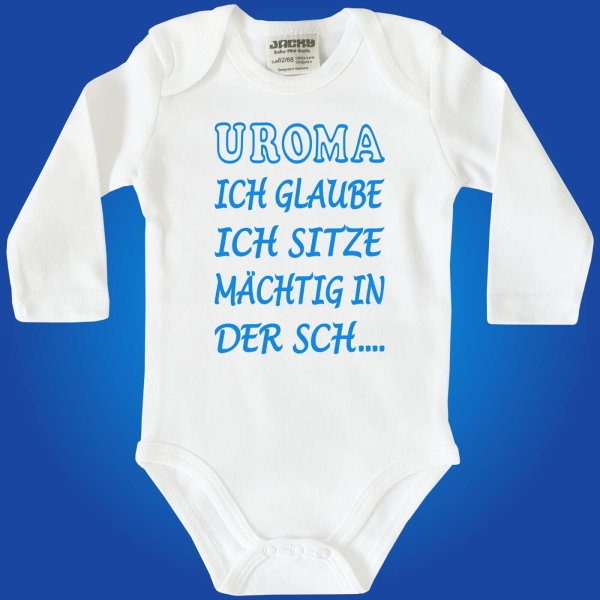 Witziger Baby-Body - Freie Wahl Papa, Mama, Oma, Opa, Tante oder Onkel