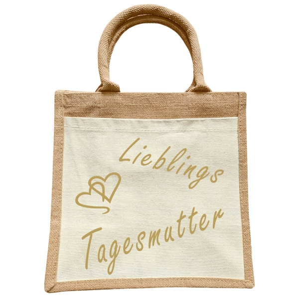 Jute Erwachsenen Tasche - Lieblings Erzieherin Lehrerin uvm.