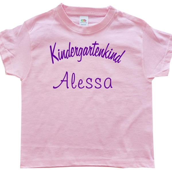 Kinder T-Shirt - Kindergartenkind - mit Wunschname