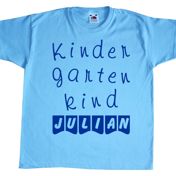 Kinder T-Shirt - Kindergartenkind Kita mit Wunschname