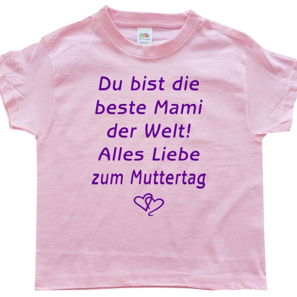 Kinder T-Shirt Muttertag