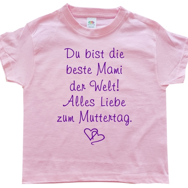 Kinder T-Shirt Muttertag