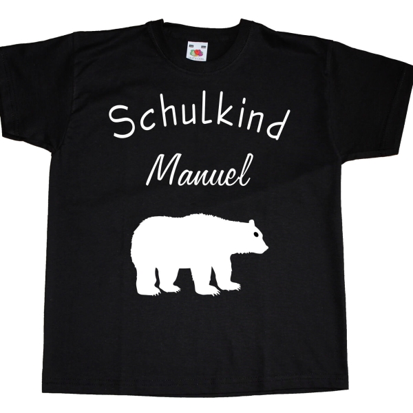 Kinder T-Shirt - Schulkind - Name frei